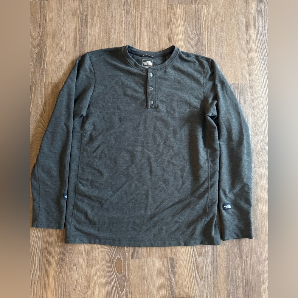 North Face Terry Henley - Gray, Large